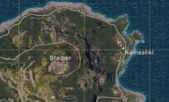 Kameshki on the Erangel map in BGMI (Image via Reddit)